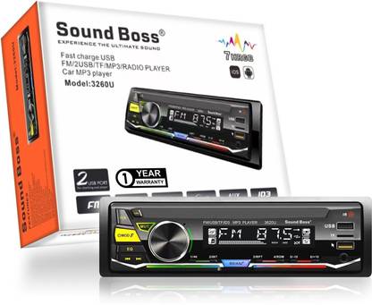 Sound Boss SB-3260U Charge Pro+ DUAL USB/Bluetooth/FM/AUX/SD/UNIVERSAL Car Stereo