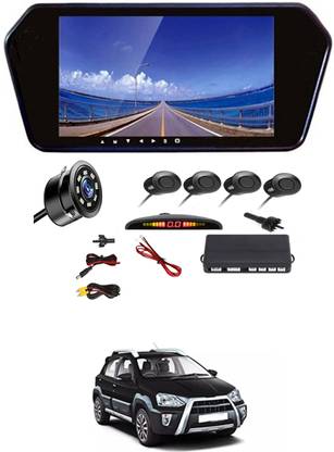 MATIES 7Inch Bt Full HD Rearview Monitor Screen With Black Sensor & Camera For Car 97 Car Stereo