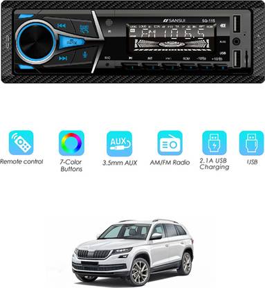 MATIES Universal Duoble USB Media Player With Tf Card/Aux & Remote Control 131 Car Stereo