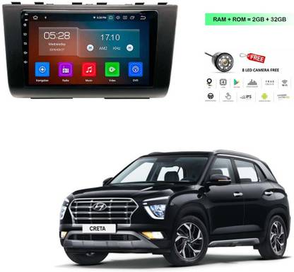 Racemark 9 Inch Car Android Screen for Hyundai Creta New with Frame Car Stereo 2GB / 32GB Car Stereo