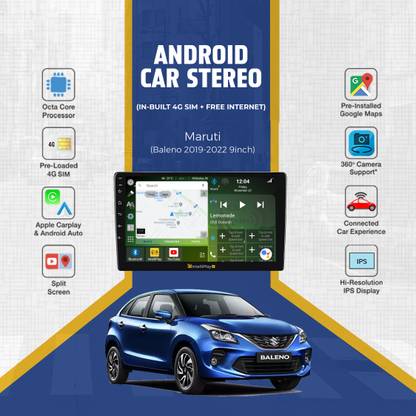 IntelliPlay Android car stereo for Maruti Baleno 2019-2022 Car Stereo