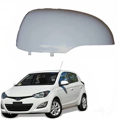 KYLO Left Side Mirror Cover for i-20 | With Indicator Hole Plastic Car Mirror Cover