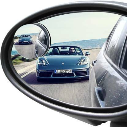 RAJMOTITRADER Manual Dual Mirror For Volkswagen, Lexus, Suzuki, Nissan, Audi 800, Rapid, E280 Cdi, Fluidic Verna, Baleno, Tavera, Corolla Altis