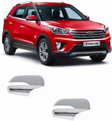 Bubu silver Plated chrome side frame (2015-2017) for Borosilicate Glass Car Mirror Cover