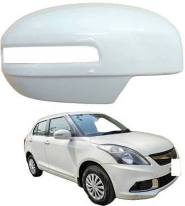 KYLO Side Mirror cover for swift/swift dzire with indicator hole (right side, white) Plastic Car Mirror Cover