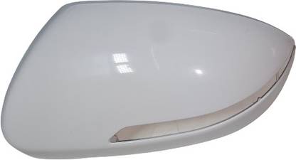 UHAUTOKART SIDE MIRROR COVER FOR I20 ELITE WITH INDICATOR CUT (UNPAINTED) LEFT SIDE Plastic Car Mirror Cover