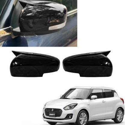 Bubu Car side black mirror cover in batman look for Borosilicate Glass Car Mirror Cover