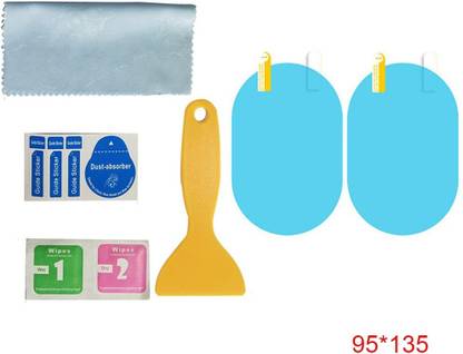 HSR Oval Rainproof Rear View Mirror Protective Soft Film Car Mirror Rain Blocker