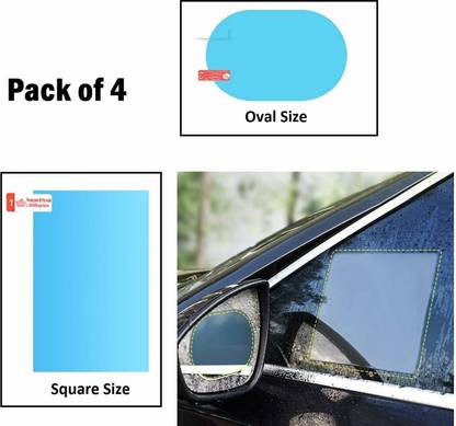 HSR 2pcs Waterproof Anti Fog Car Car Mirror Rain Blocker