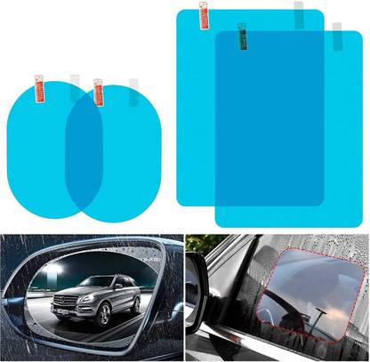 ROSHNEER ENTERPRISES Car Mirror Anti Fog Protective Film (FOR Universal CAR) USED Glass Car Mirror Cover