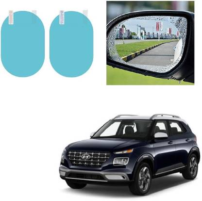 AutooNation Car Side Mirror Rainproof, Anti-fog Film Set of 2 Pcs For Hyundai Venue Car Mirror Rain Blocker