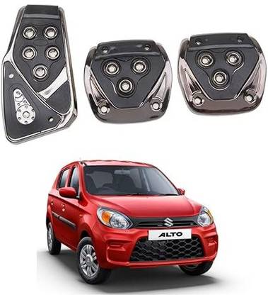 eXarioGadget 3 Pcs Non-Slip Manual Car Pedals kit Pad Covers Set Maruti Suzuki Alto Car Pedal