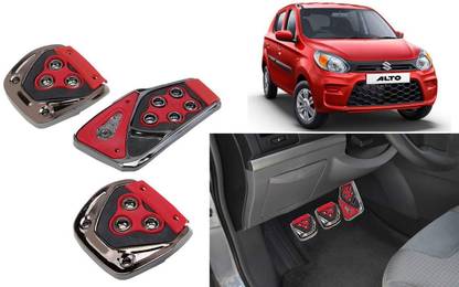 Beamerzz Universal Non-Slip Car Pedal Cover Set Kit Car Pedal(RED) Car Pedal