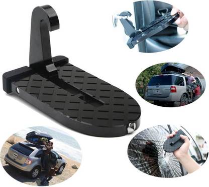 FLOSTRAIN Door Step Folding | Car Door Latch Hook | Step Mini Foot Pedal Ladder for Jeep Car Pedal
