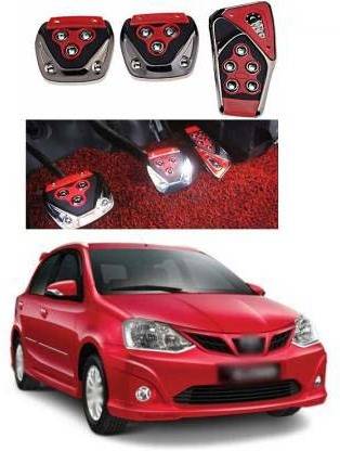CCE 3Pcs Non-Slip Manual Car Red Pedals kit Pad Covers Set-134 Car Pedal