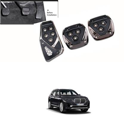Pecunia Car Pedal Pad, Brake Gas Clutch Cover, Pedal Kit Cars, (Black, Universal) X36 Car Pedal