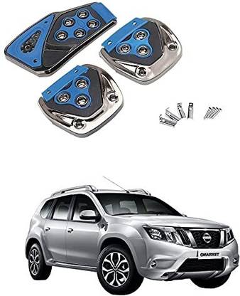 CCE 3Pcs Non-Slip Manual Car Blue Pedals kit Pad Covers Set-35 Car Pedal