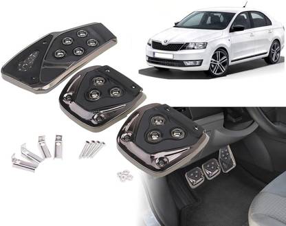 Beamerzz Manual PEDAL KIT BMZ-001 Car Pedals kit Pad Covers (BLACK)-00dd Car Pedal