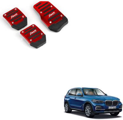 SEMAPHORE Car Non-Slip Manual Pedals Kit Sports Red For BMW X5 Car Pedal