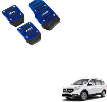 SEMAPHORE Car Non-Slip Manual Pedals Kit Sports Blue For Renault Lodgy Car Pedal