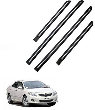 TECHMOZ TOYOTA COROLLA DOOR SIDE BEADING CHROME LINE SET OF 4 Car Beading Roll For Door
