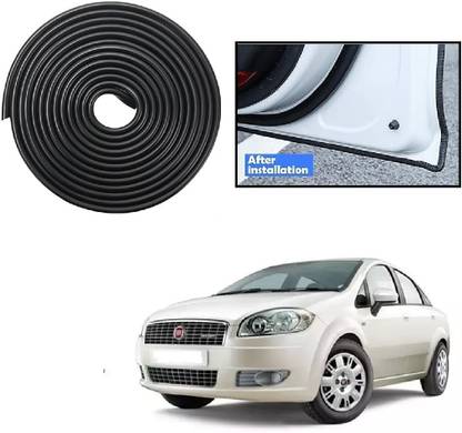 AutooNation Car Door U Shape Edge Trim Rubber Seal Protector (5M) For Fiat Linea Type-1 Car Pet Door Protector