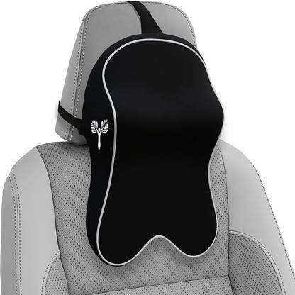 Grin Health Black Memory Foam Car Pillow Cushion for Universal For Car