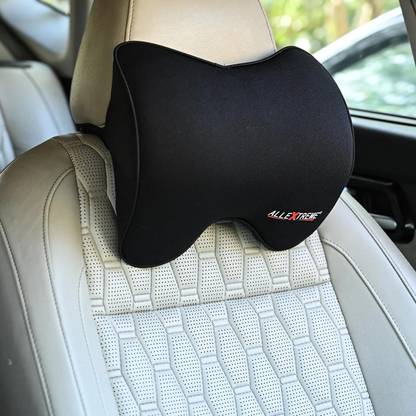 ALLEXTREME Grey Memory Foam Car Pillow Cushion for Universal For Car