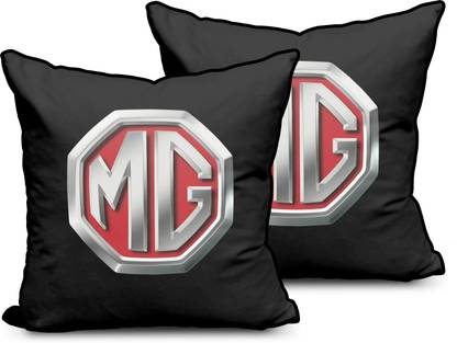 MeeFactory Black Polyester Car Pillow Cushion for MG