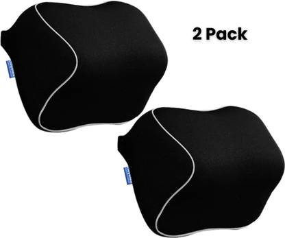 Doyelex Black Memory Foam Car Pillow Cushion for Universal For Car