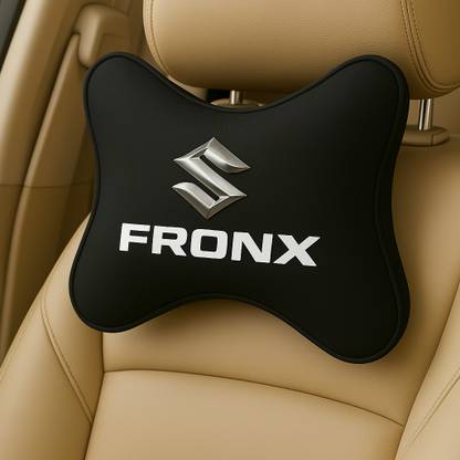 Zoom Trade Black Polyester Car Pillow Cushion for Maruti Suzuki