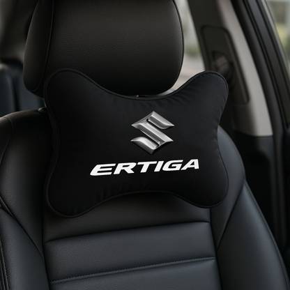 Zoom Trade Black Polyester Car Pillow Cushion for Maruti Suzuki