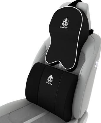 MRRON Black Memory Foam Car Pillow Cushion for Universal For Car
