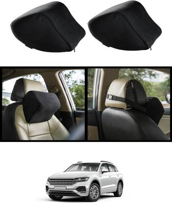 ABJD Black Memory Foam Car Pillow Cushion for Volkswagen