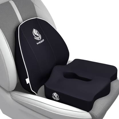 house of common Black Memory Foam Car Pillow Cushion for Universal For Car