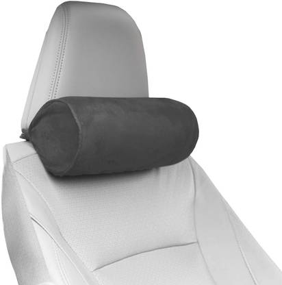 Soo Jaoo Grey Velvet Car Pillow Cushion for Universal For Car
