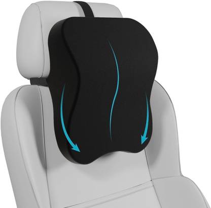Dev Black Memory Foam Car Pillow Cushion for Universal For Car