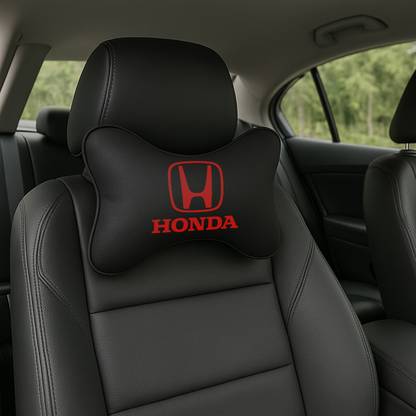 Zoom Trade Black Polyester Car Pillow Cushion for Honda