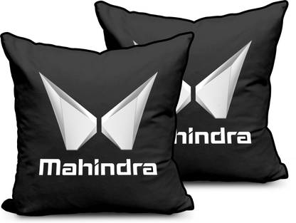 kioni Black Polyester Car Pillow Cushion for Mahindra