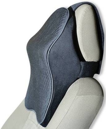 Prim Enterprise Black Memory Foam Car Pillow Cushion for Universal For Car