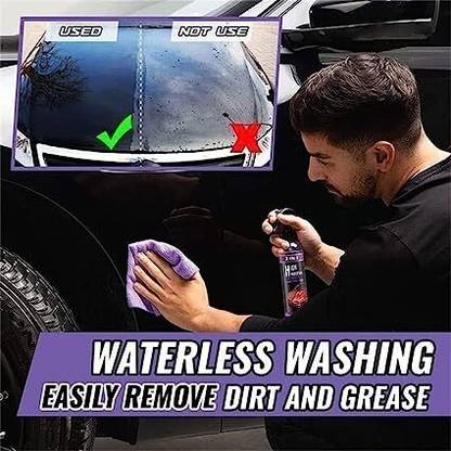 DAVAL ENTERPRISE Car Cleaning Spray 3 in 1 High Protection Quick Car Coating Spray, Car Wax Polish Spray Vehicle Interior Cleaner