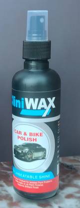 CLINIWAX Liquid Car Polish for Metal Parts, Chrome Accent, Bumper, Windscreen, Tyres, Metal Parts, Leather