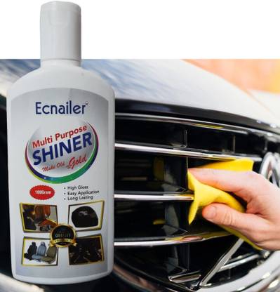 Ecnailer Paste Car Polish for Chrome Accent, Dashboard, Exterior, Leather, Metal Parts