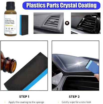 LootZoo Liquid Car Polish for Bumper, Chrome Accent, Dashboard, Exterior, Leather, Metal Parts, Tyres