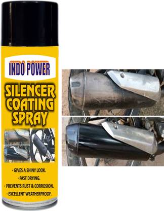 INDOPOWER SILENCER COATING SILVER 500ml. Combo
