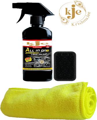 Kje 250 ml Liquid polish, Vehicle Washing Cloth Combo