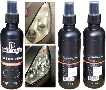 PRIMEGIC Liquid Car Polish for Metal Parts, Dashboard, Chrome Accent, Exterior