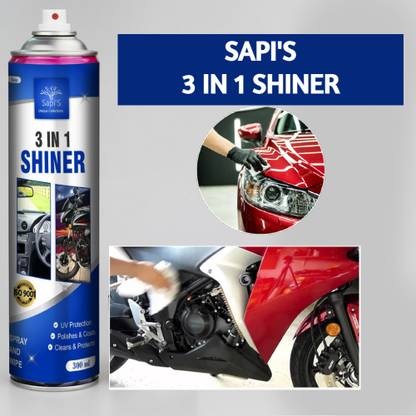 SAPI'S Three In One Shiner Cleaner For Dashboard, Interior and Exterior Engine Cleaner