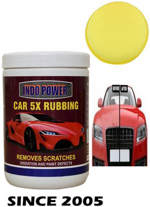 INDOPOWER LC1250-CAR WAX 5X RUBBING 1LC.+ One Foam Applicator Pad. BAALCC1256 Vehicle Interior Cleaner