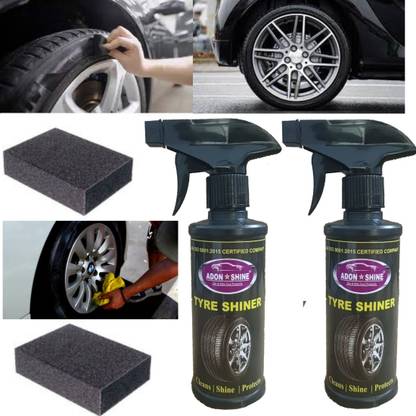 ADON SHINE Liquid Car Polish for Bumper, Chrome Accent, Dashboard, Exterior, Headlight, Leather, Metal Parts, Tyres